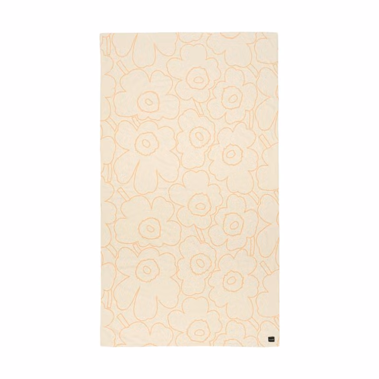 Marimekko Piirto Unikko sprei Beige 160 x 260 cm