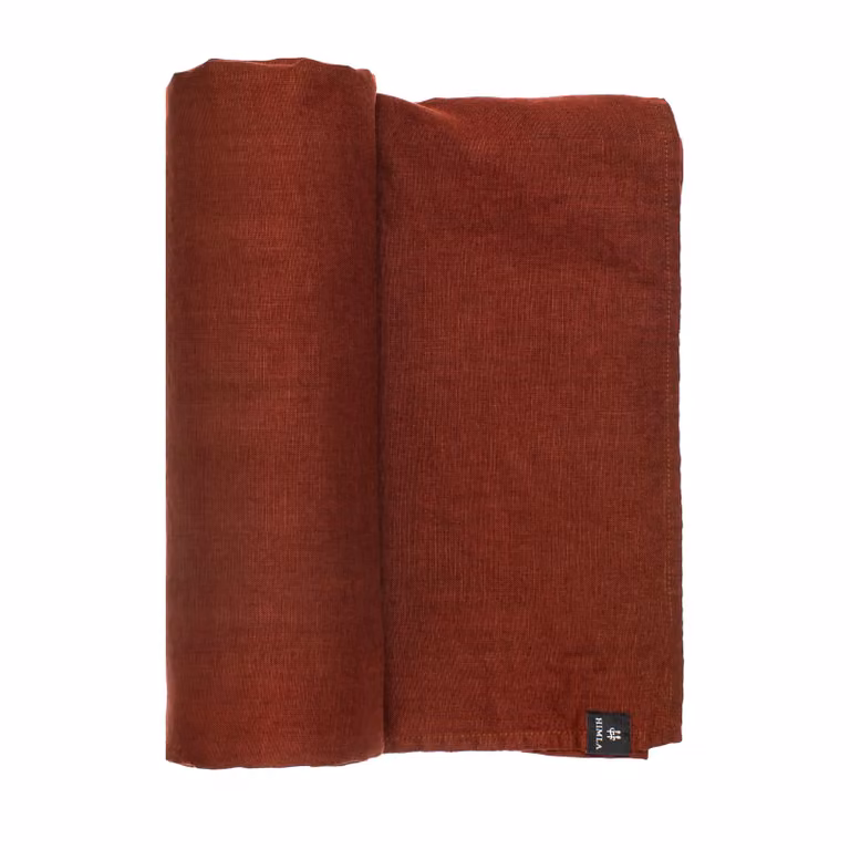 Himla Sunshine tafelkleed Lingonberry rood B/D/H: 140 x 330 cm