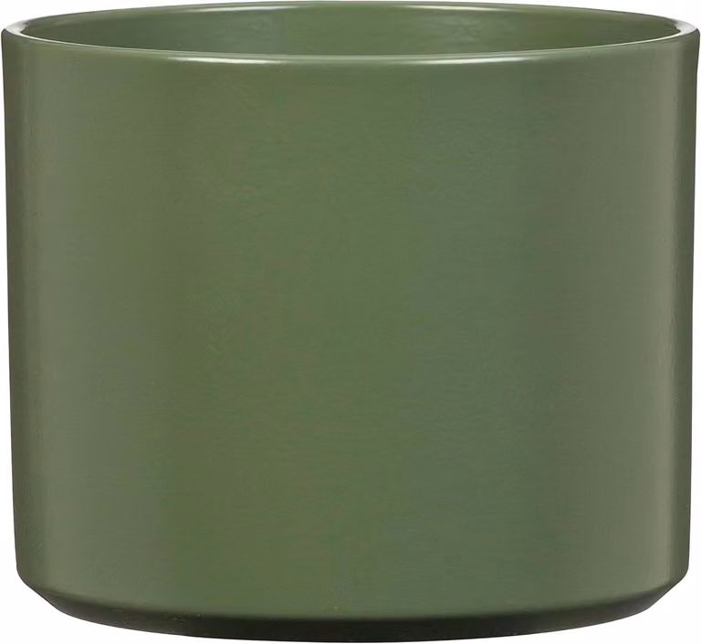 Keramische plantenbak Cilinder - Mirte Groen - Diameter: 278 cm
