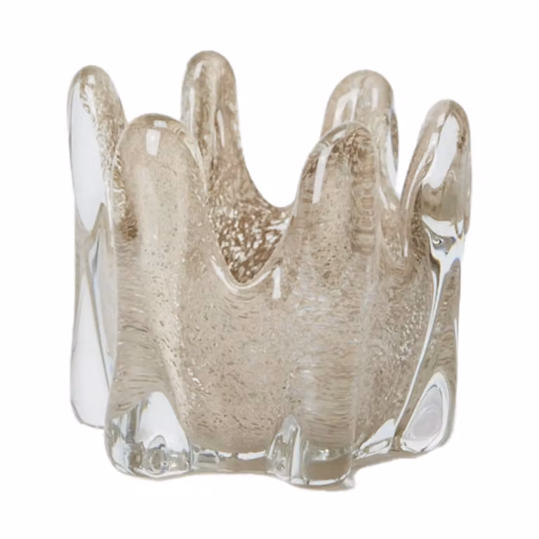 Olsson & Jensen Helix waxinelichtjeshouder Taupe Ø 10,5 cm
