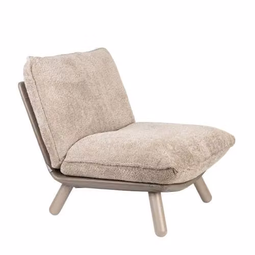 Zuiver Fauteuil Lazy Sack Teddy Beige Bouclé