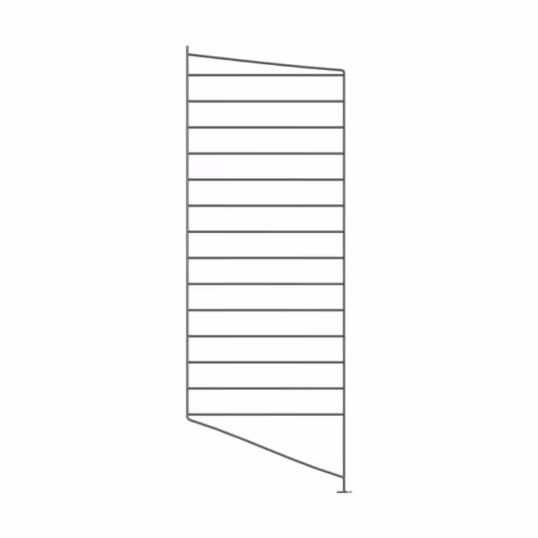 String vloerpaneel Donkergrijs, 85 x 30 cm, 1-pack