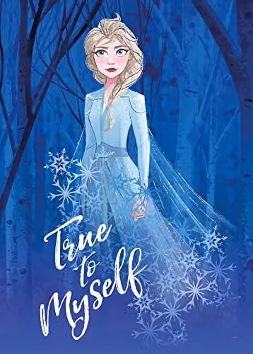 Komar Disney Frozen 2 Elsa True To Myself Poster, Multicolour, 50 x 70 cm