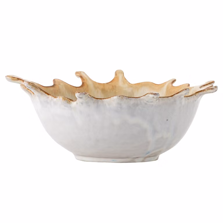 home24 Schaal Alcott beige B: 21 cm, D: 8 cm, H: 24 cm