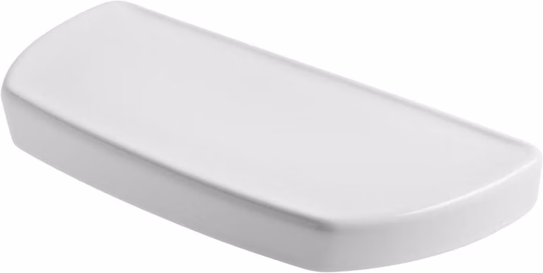 Modern wit toiletreservoir deksel van plastic - Breedte: 30,48 cm