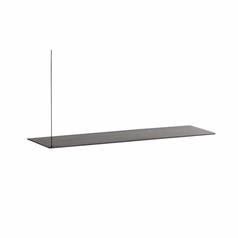 Woud Stedge Add-on plank Zwartgeschilderd eikenhout 80 cm