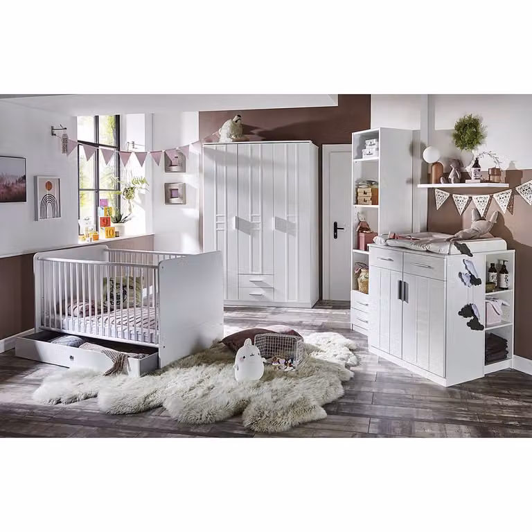 home24 Babykamerset II 7-delig wit
