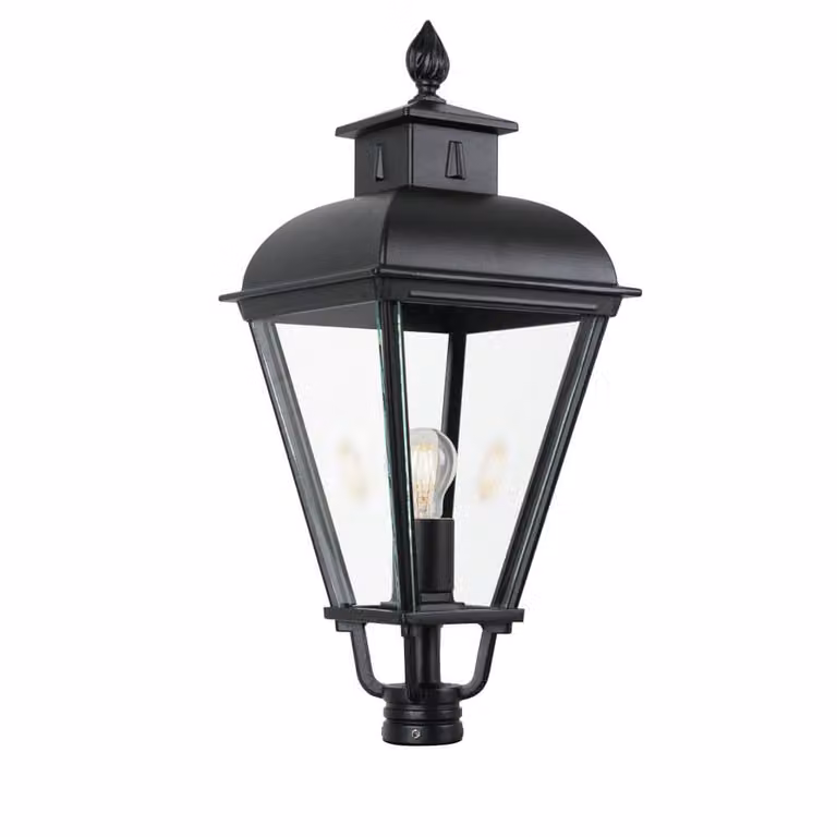 KS Verlichting Vondel Klassieke Lantaarn - Zwart - Aluminium - 62 cm