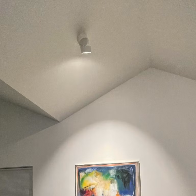 Loom Design Aim Single Spot Wit - Moderne Ronde LED Wandlamp van Metaal