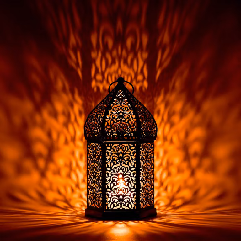 Marrakesch Orient & Mediterran Interior Decoratieve Lantaarn met Oosters Design