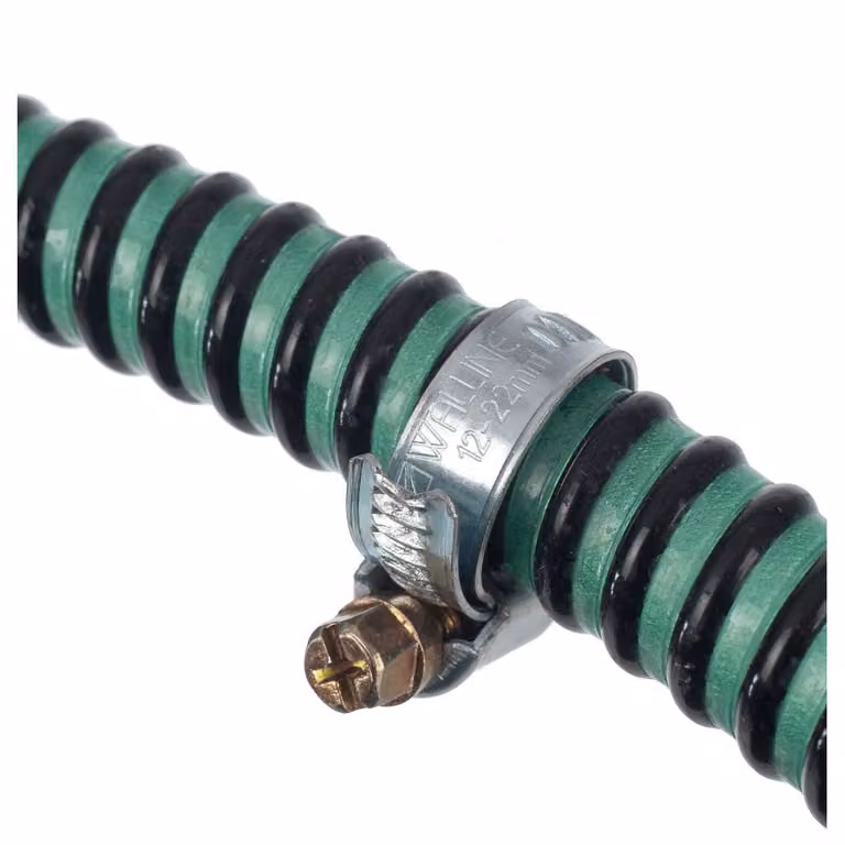 Ubbink wormslangklem verzinkt 25 mm zilver