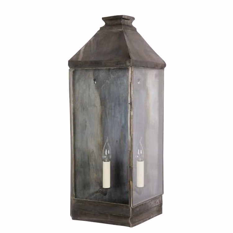 Limehouse Greenwich Large Landelijke Buitenlamp - Gepoetst Goud/Messing