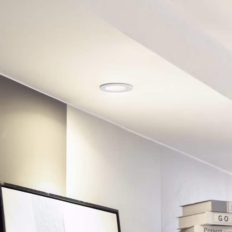 Arcchio Aryx LED Inbouwspot, Warm Wit 3000K, IP65, Dimbaar, Aluminium, Wit of Zwart