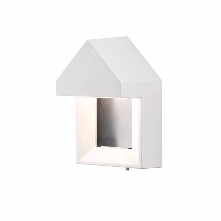 Konstsmide Cosenza LED Wandlamp - Wit - Aluminium