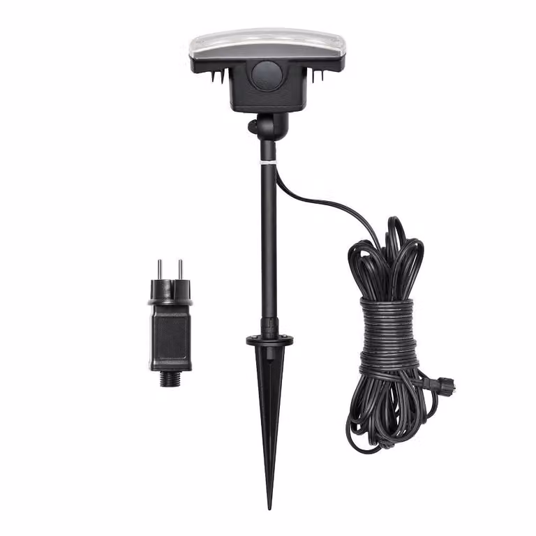 Konstsmide Amalfi Buitenspot - Zwarte LED-tuinverlichting op paal