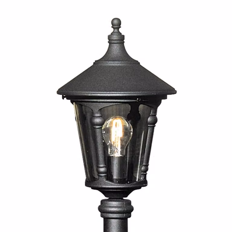 KonstSmide Virgo Lampenkap - Zwart - Aluminium