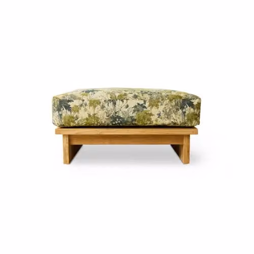 HKliving Hocker Outdoor Teak Botanical