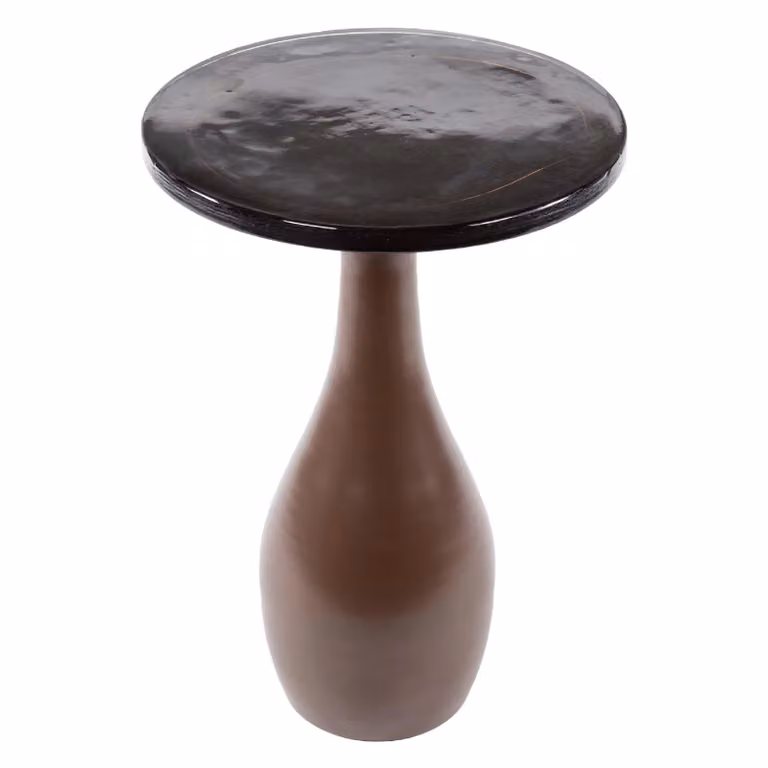 Nest of Nora Bijzettafel Olav Drup Design Antiek koper B/D/H: 60 x 40 x 40 cm