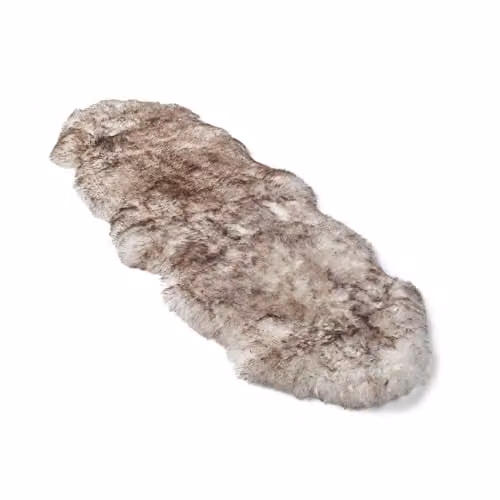 NORDIC SHEEP Lamsvacht tapijt Sneeuw piek B/D: 170 x 60 cm