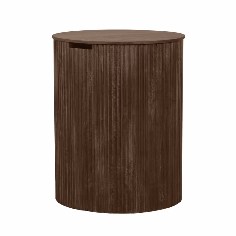 Lewis & Loft Bijzettafel Lonne - FSC® mangohout - Bruin - ⌀40 cm