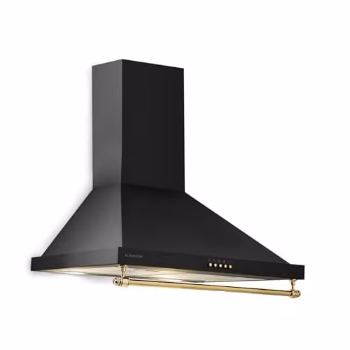 Klarstein Montblanc Wandkap Afzuigkap met Afvoer of Recirculatie, 3 standen, Max. afzuigcapaciteit 599 m³/h, Breedte: 60 cm