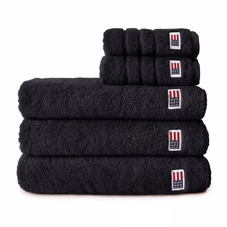 Lexington Icons Original badhanddoek Black Breedte: 100 cm, Hoogte: 150 cm