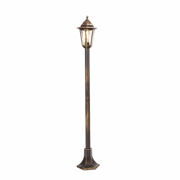 Klassieke lantaarn antiek goud New Haven van Qazqa