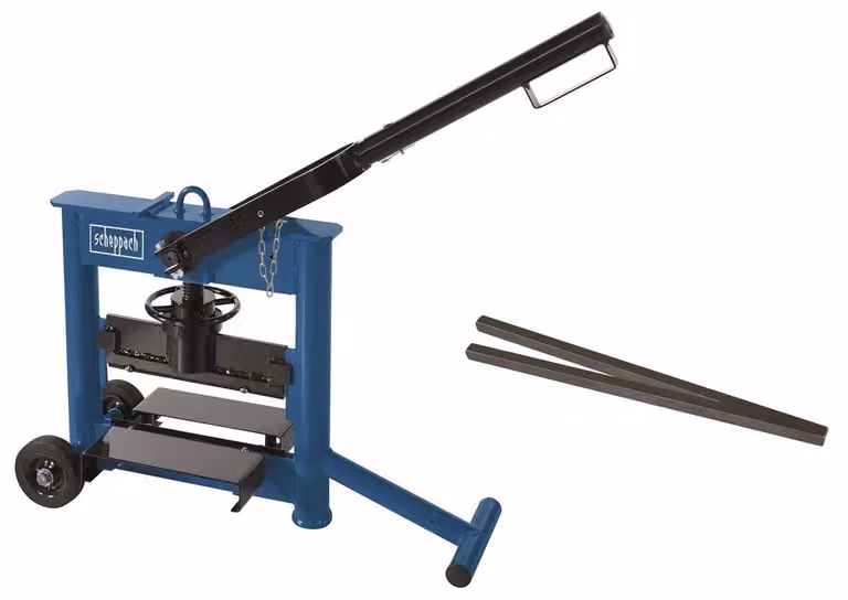 Scheppach HSC130 Stenenknipper met instelbare snijdiepte van 25 tot 140 mm en snijlengte tot 330 mm inclusief 2 messen