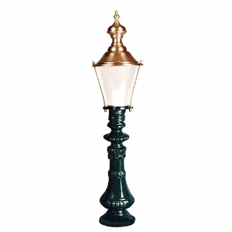 Nostalgische staande lamp Breda B 206 groen van KS Verlichting