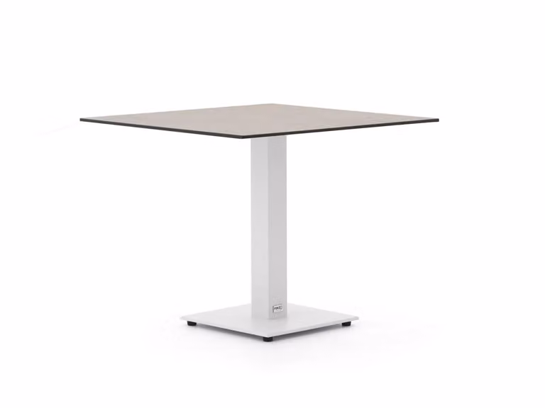 Forza Furniture Tuineettafel Forza Vierkant Bruin HPL 80 x 80 cm