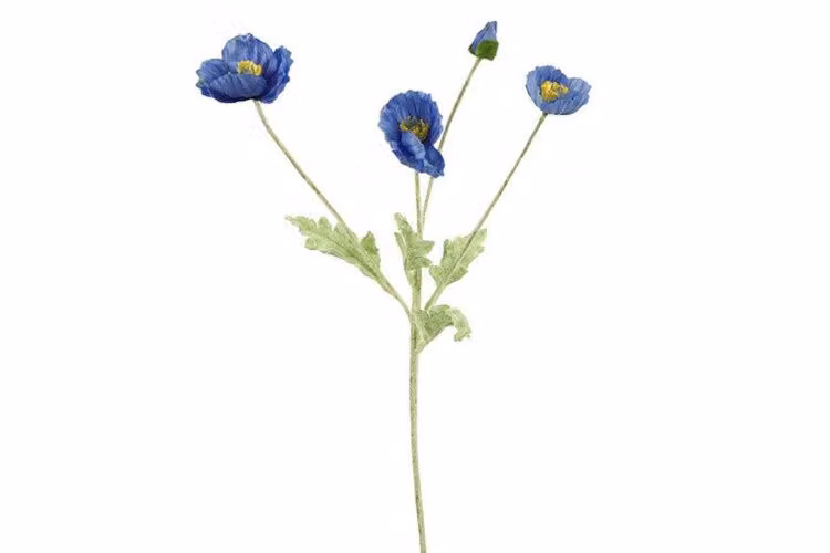 Countryfield zijden bloem Cosmos blauw 60 cm