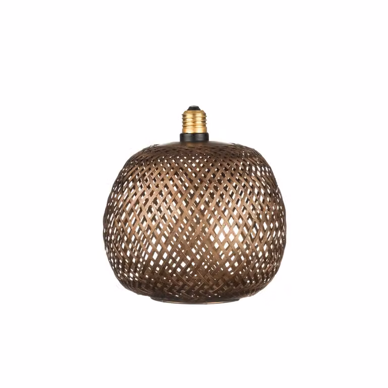 Segula Floating Design LED Lichtbron - E27 - 5W - 350lm - 2200K - Ø 18cm - Bruin