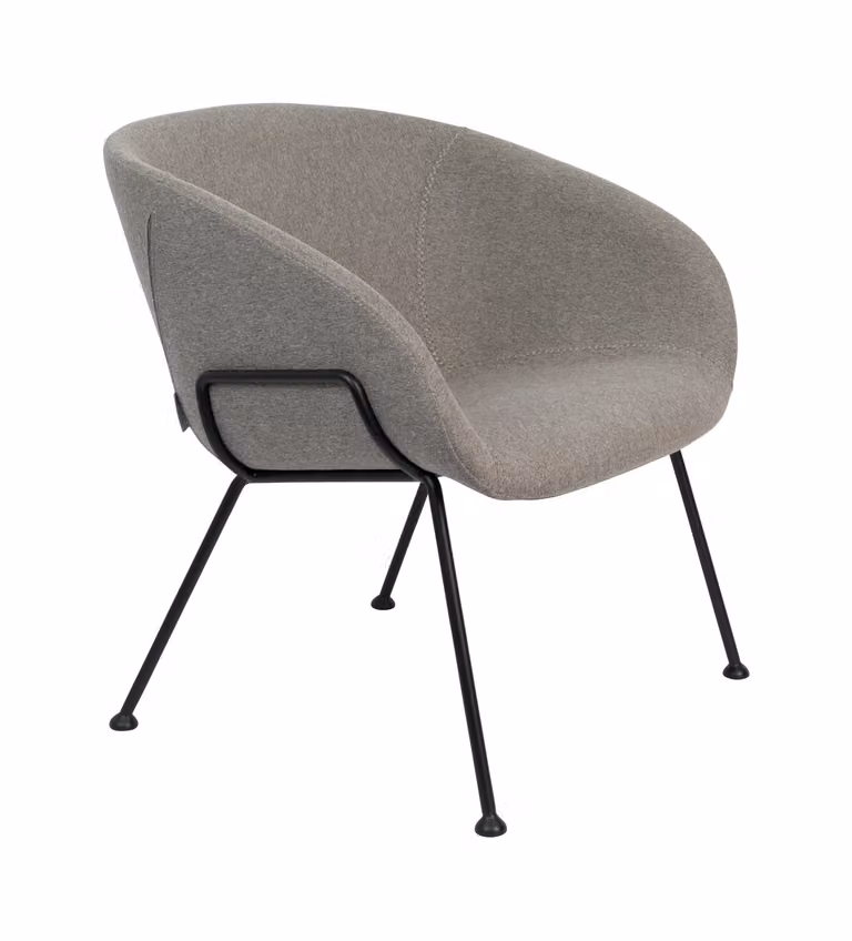 Zuiver Fauteuil Feston Stof - Grijs