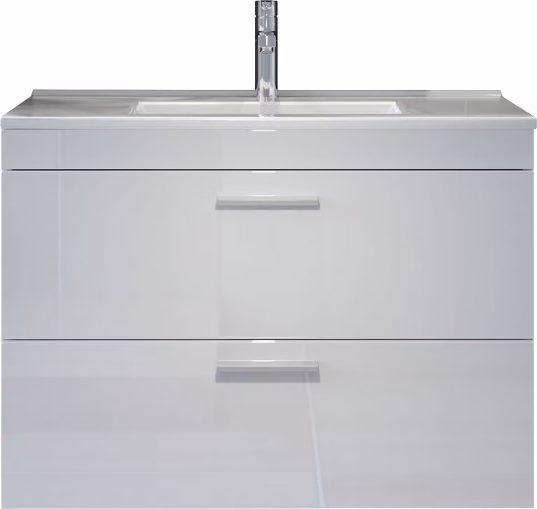 Trendteam Devon wastafelonderkast, wit hoogglans, B: 81 cm, D: 59 cm, H: 47 cm