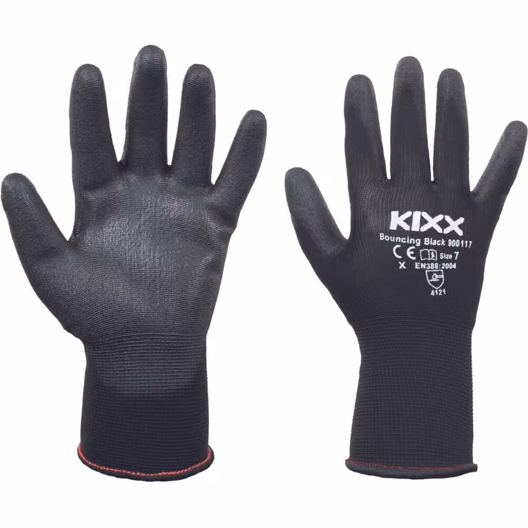 Kixx Bouncing handschoen zwart maat 8
