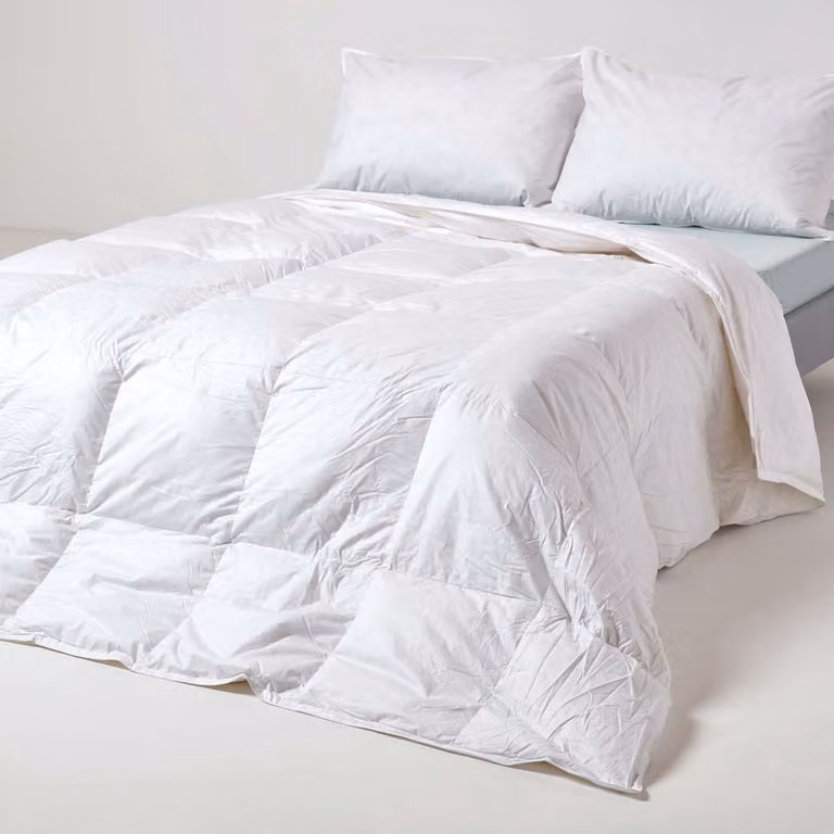 Homescapes Luxury Eendendons Dekbed - Warmteklasse 1 - Katoen 300TC - 135/140x200 cm