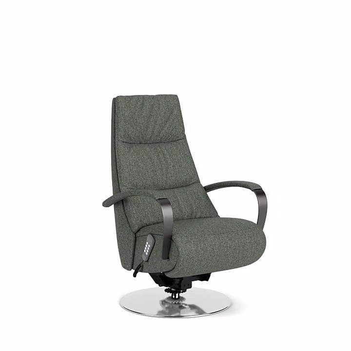 Prominent Sta-op-stoel E-100 - Groen - Stof