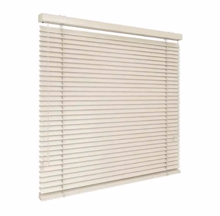 Time4blinds Aluminium Jaloezieën voor Binnen - Crème - B/H: 160 x 150 cm - Bediening Rechts - 50mm Lamellen