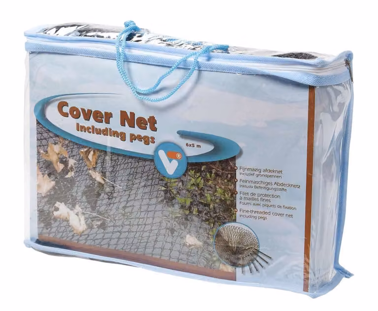 Velda VT Cover Net Vijverafdekking Groen/Zwart 6 x 5 meter