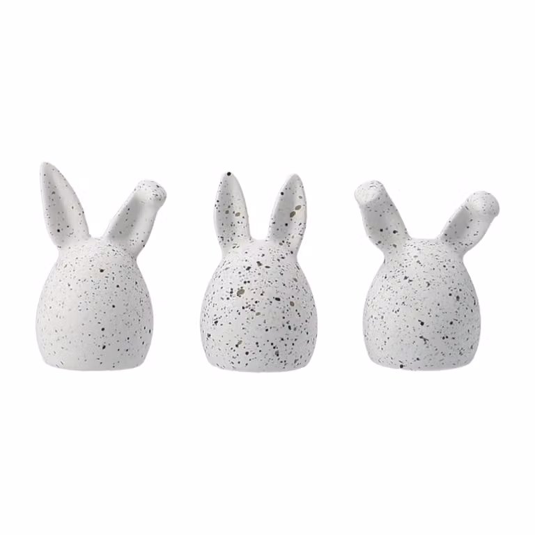 DBKD Triplets paashaas 3-pack White dot voor volwassenen