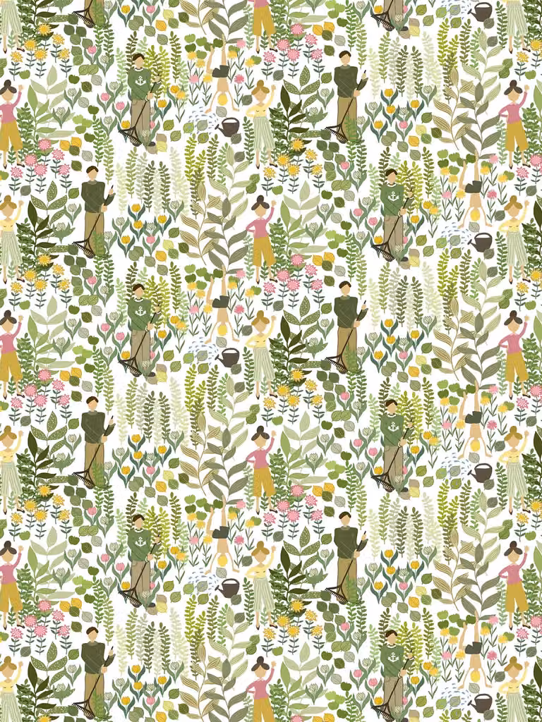 Arvidssons Textil Trädgård tafelzeil Groen