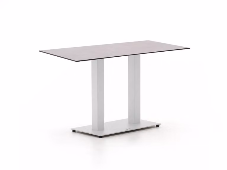 Forza Furniture Tuineettafel Forza - Rechthoekig - Wit - Kunststof