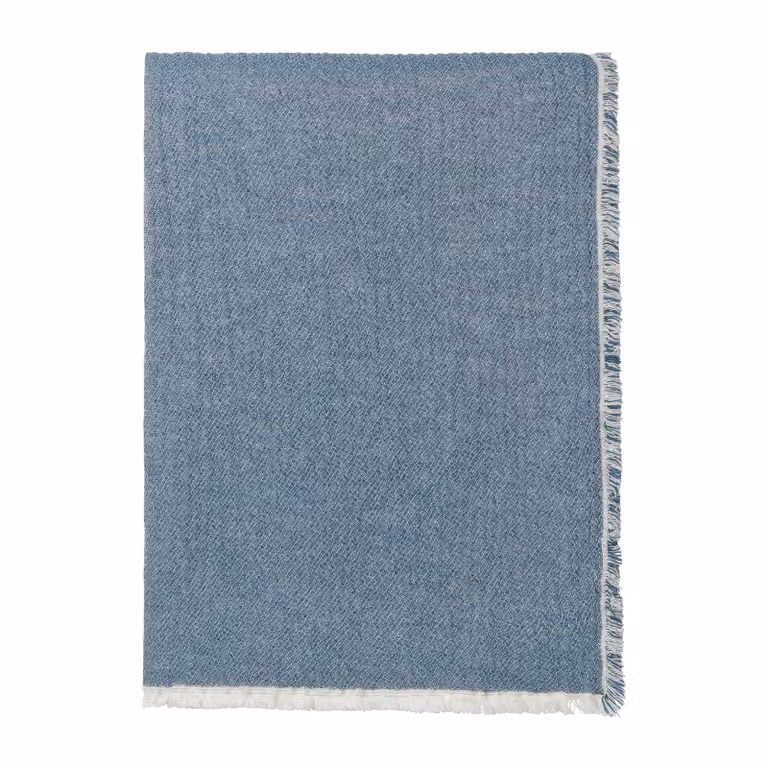 Elvang Denmark Thyme plaid blauw 130 x 180 cm