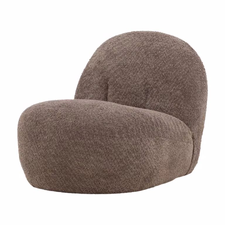 Nest of Nora Ylena Comfortabele fauteuil - Loungestoel - Bruin