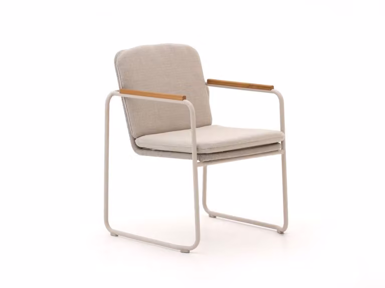 Bellagio Sordio Dining tuinstoel met touw in Taupe