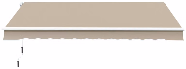 Outsunny scharnierend zonnescherm met handbediening model 840-151