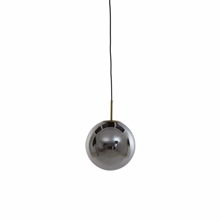 Light & Living Hanglamp Medina zwart en zilver, Ø 30 cm