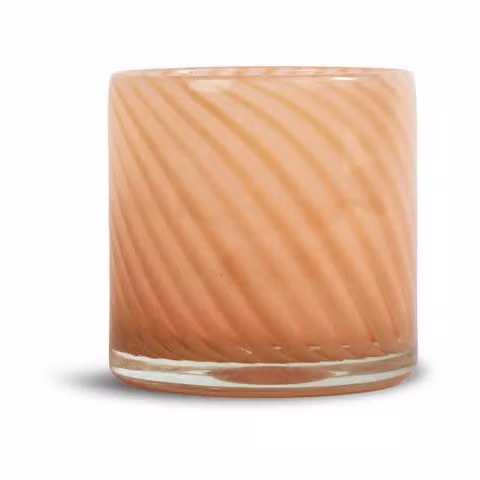 Byon Calore theelichtvaas Roze-beige Ø15 cm
