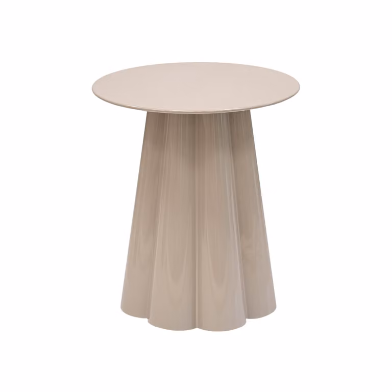 Kick bijzettafel Ida Kick Collection - Beige - B: 49,5 cm, D: 43 cm, H: 30 cm