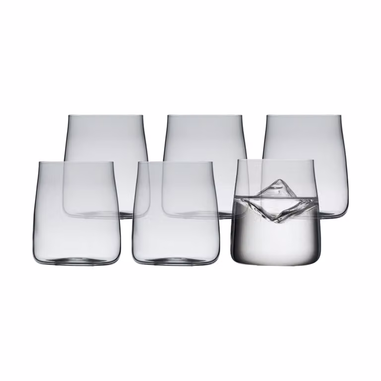 Lyngby Glas Zero waterglas 42 cl 6-pack Kristal